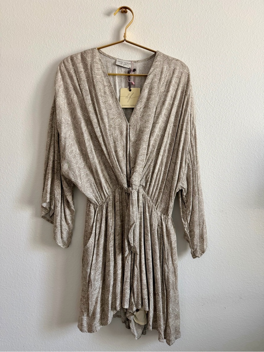 Dress Forum Beige Printed Women’s Skort